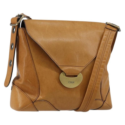 Chloe Vintage Flap shoulder bag Leather, BEIGE, LEATHER, Shoulder bag