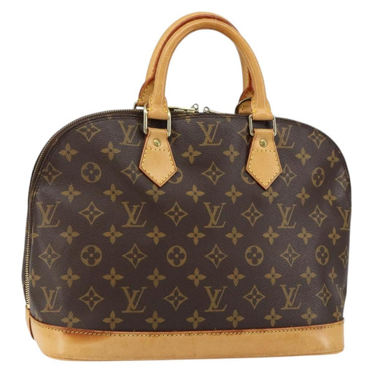 Louis Vuitton Alma Handbag Monogram Canvas, BROWN, CANVAS, Handbag