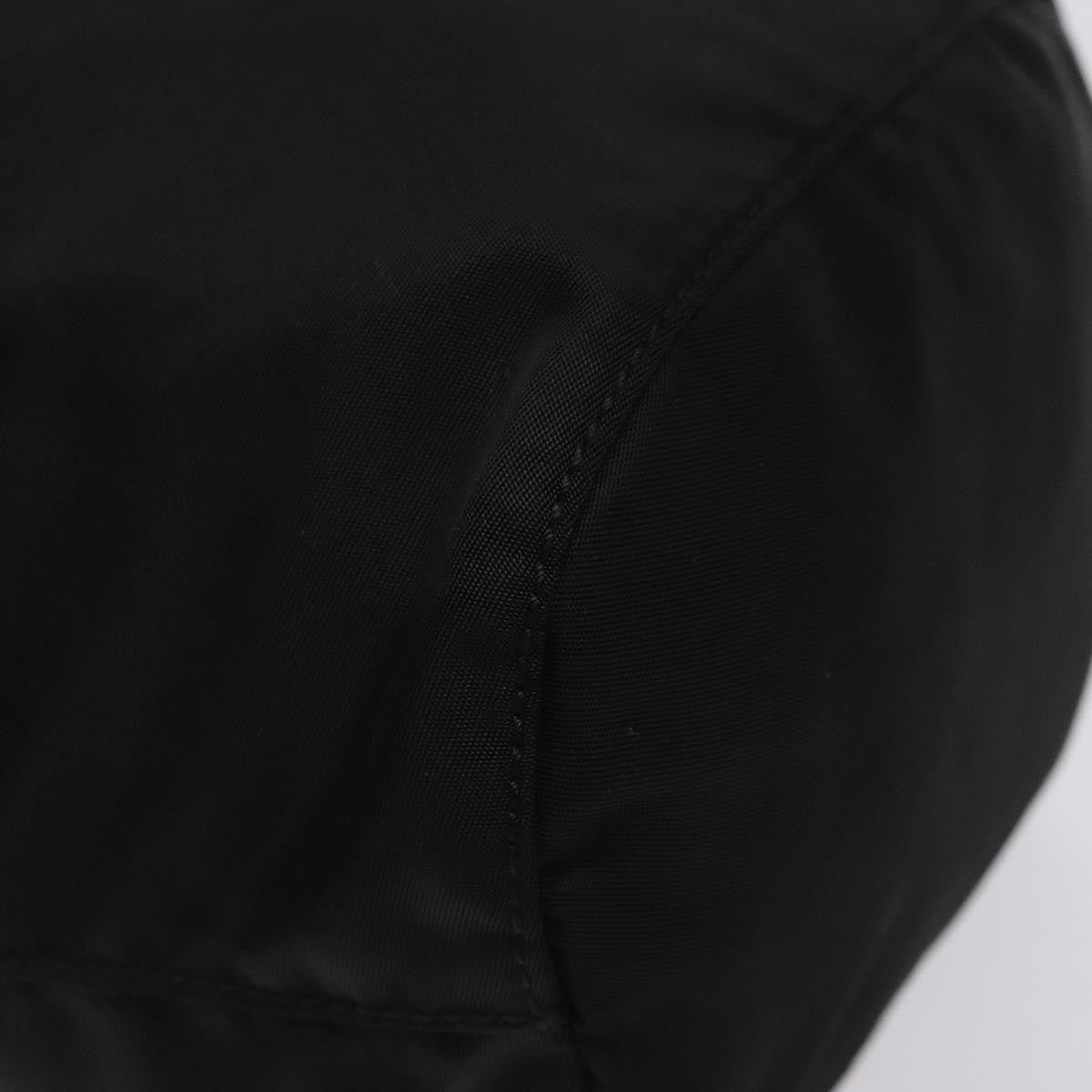 Prada Vela Drawstring Bucket Wristlet Pouch Tessuto, BLACK, NYLON, Clutche & pouche