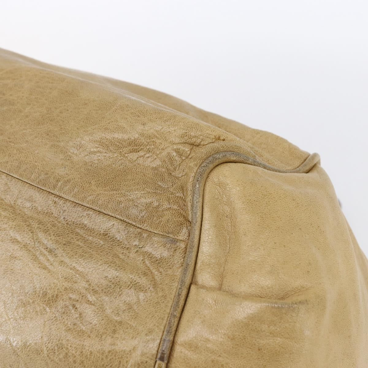 Chloe Ethel Handbag Leather, BEIGE, LEATHER, Handbag