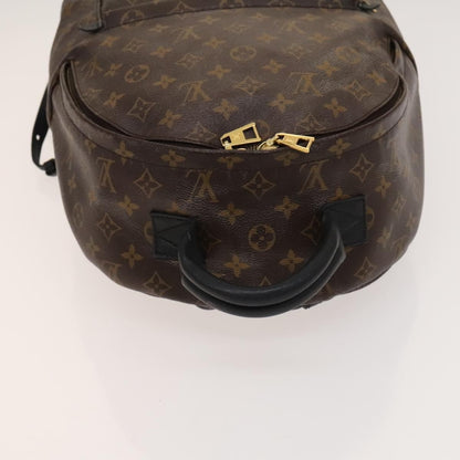 Louis Vuitton Palm Springs Backpack Monogram Canvas, BROWN, CANVAS, Backpack