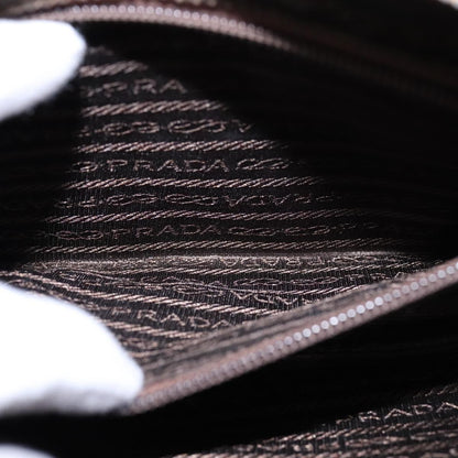 Prada Vintage Shoulder Bag Leather, BEIGE, LEATHER, Shoulder bag