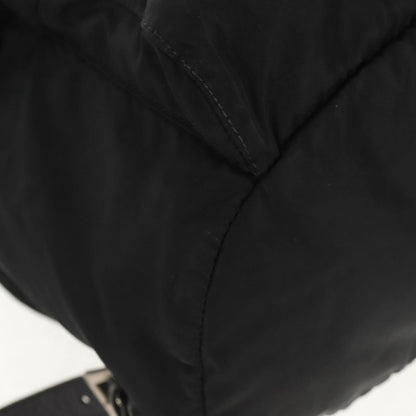 Prada Front Pocket Backpack Tessuto, BLACK, NYLON, Backpack