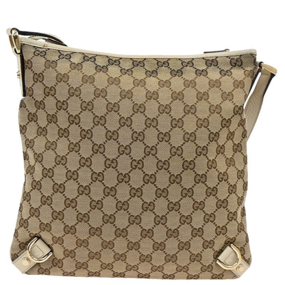 Gucci Abbey D-Ring Messenger Bag GG Canvas, BROWN, CANVAS, Shoulder bag