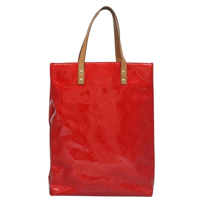 Louis Vuitton Reade Handbag Monogram Vernis, RED, PATENT_LEATHER, Handbag