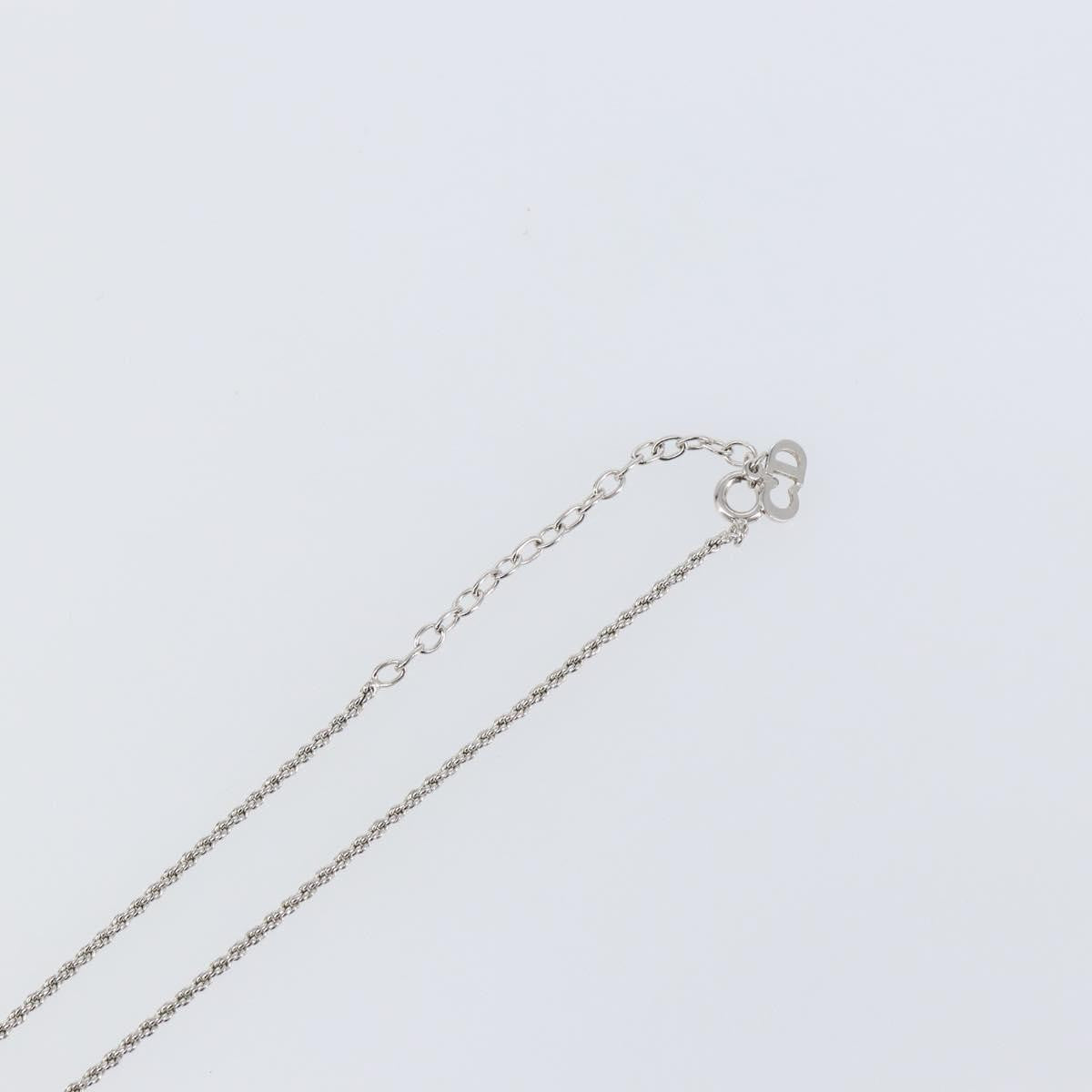 Christian Dior CD Logo necklace Metal, SILVER, METAL, Necklace