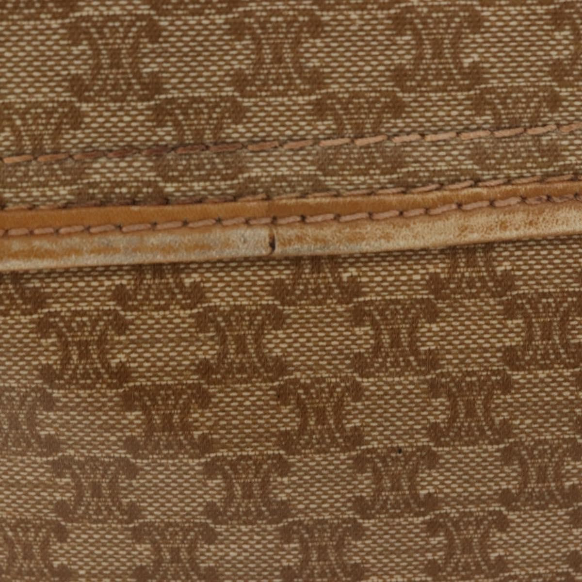 Celine Macadam Shoulder Bag PVC Leather, BEIGE, PVC,CANVAS, Shoulder bag