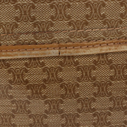 Celine Macadam Shoulder Bag PVC Leather, BEIGE, PVC,CANVAS, Shoulder bag