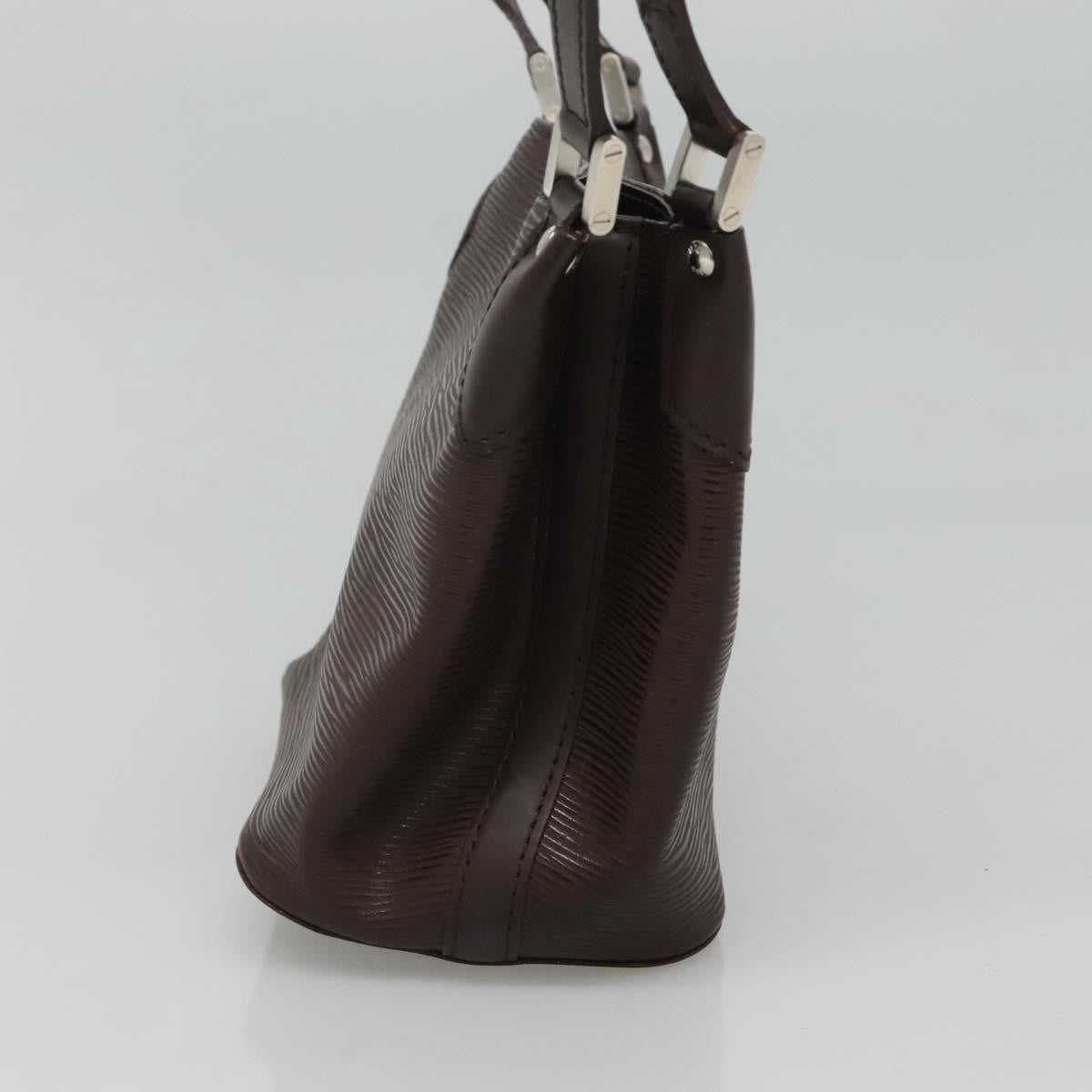 Louis Vuitton Mandara Handbag Epi Leather, BROWN, LEATHER, Shoulder bag