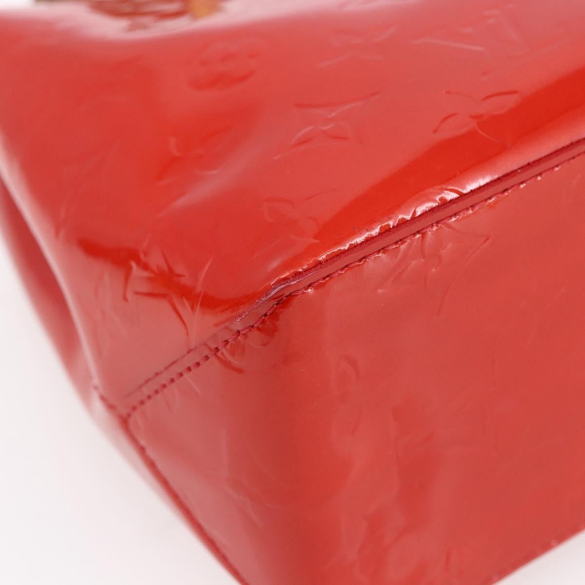 Louis Vuitton Reade Handbag Monogram Vernis, RED, PATENT_LEATHER, Handbag