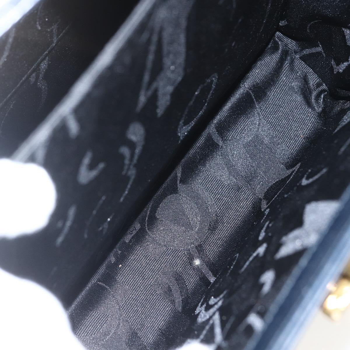 Salvatore Ferragamo Gancini Convertible Top Handle Bag Leather, NAVY, LEATHER, Handbag