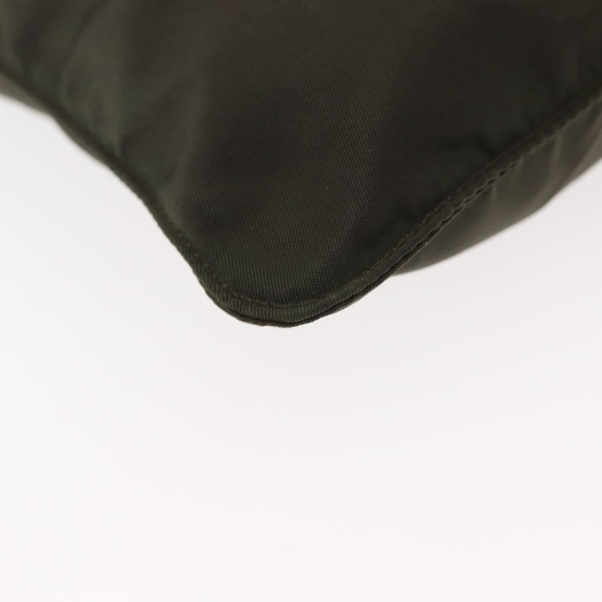 Prada Front Pocket Messenger Bag Tessuto, KHAKI, NYLON, Shoulder bag