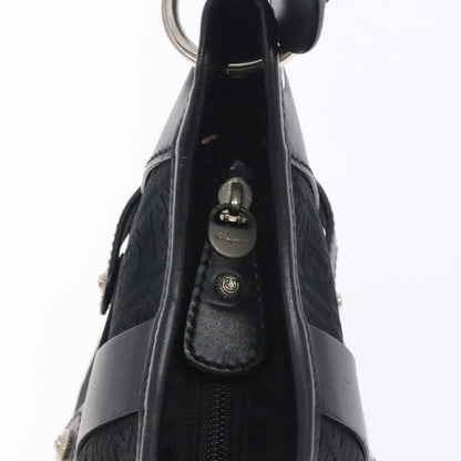 Salvatore Ferragamo Shoulder Bag Canvas, BLACK, CANVAS, Shoulder bag