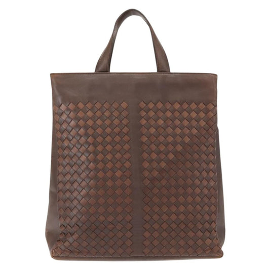 Bottega Veneta Tote Intrecciato Nappa, BROWN, LEATHER, Tote bag