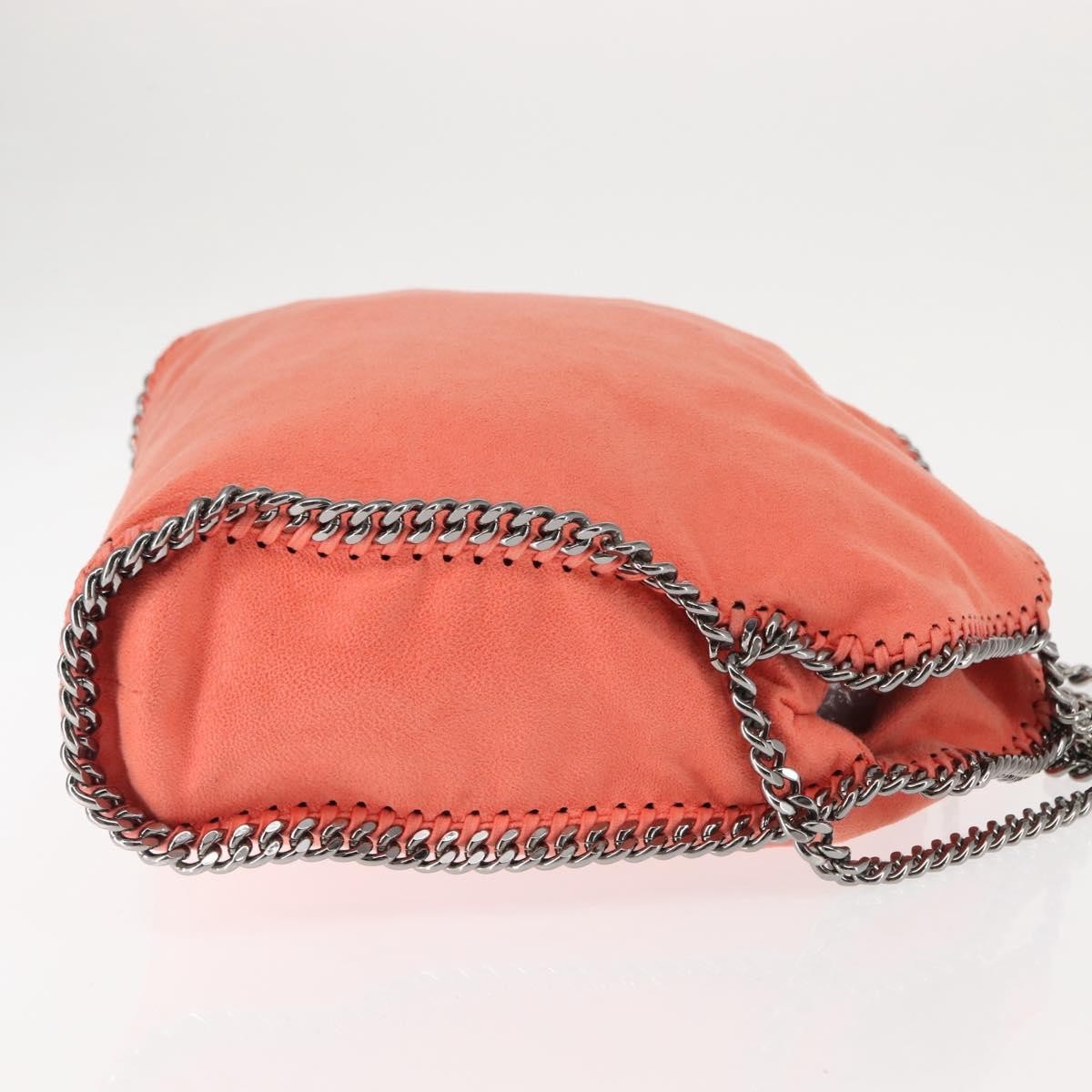 Stella McCartney Falabella Fold Over Crossbody Bag Suede, ORANGE, SUEDE, Crossbody bag