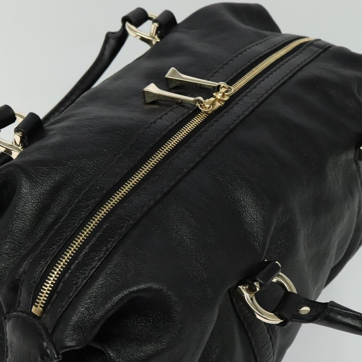 Gucci Nail Boston Bag Leather, BLACK, LEATHER, Travel bag