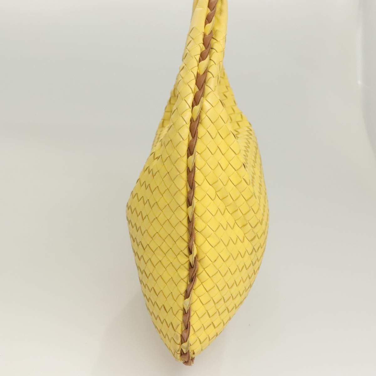 Bottega Veneta Veneta Hobo Intrecciato Nappa, YELLOW, LEATHER, Handbag