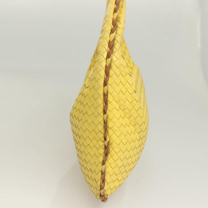 Bottega Veneta Veneta Hobo Intrecciato Nappa, YELLOW, LEATHER, Handbag