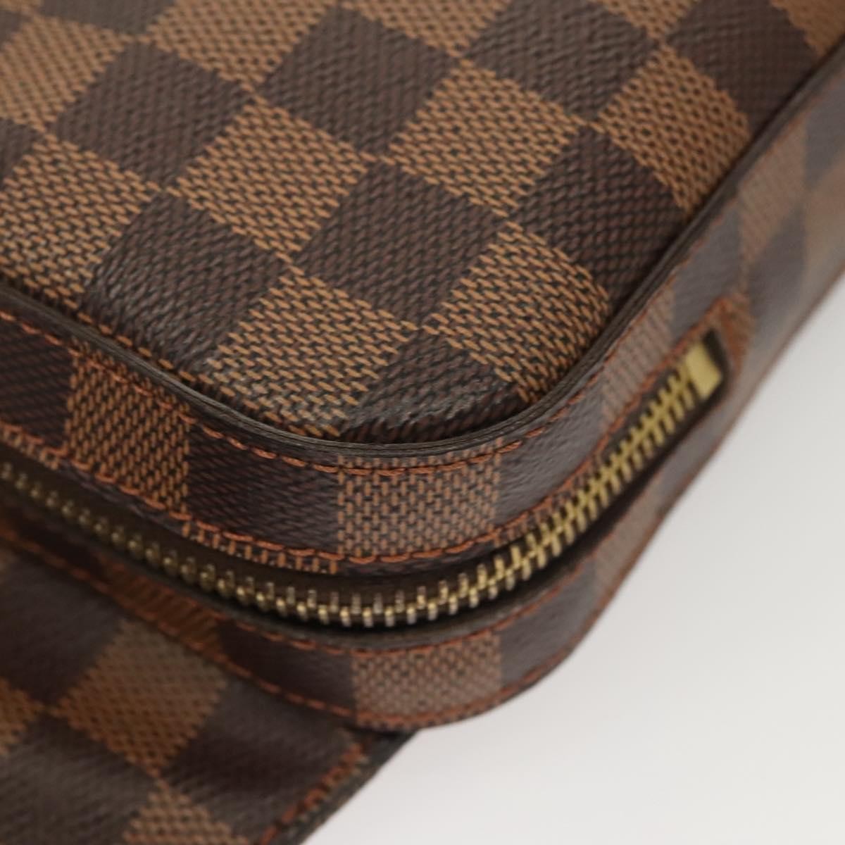 Louis Vuitton Geronimos Waist Bag Damier, BROWN, CANVAS, Shoulder bag