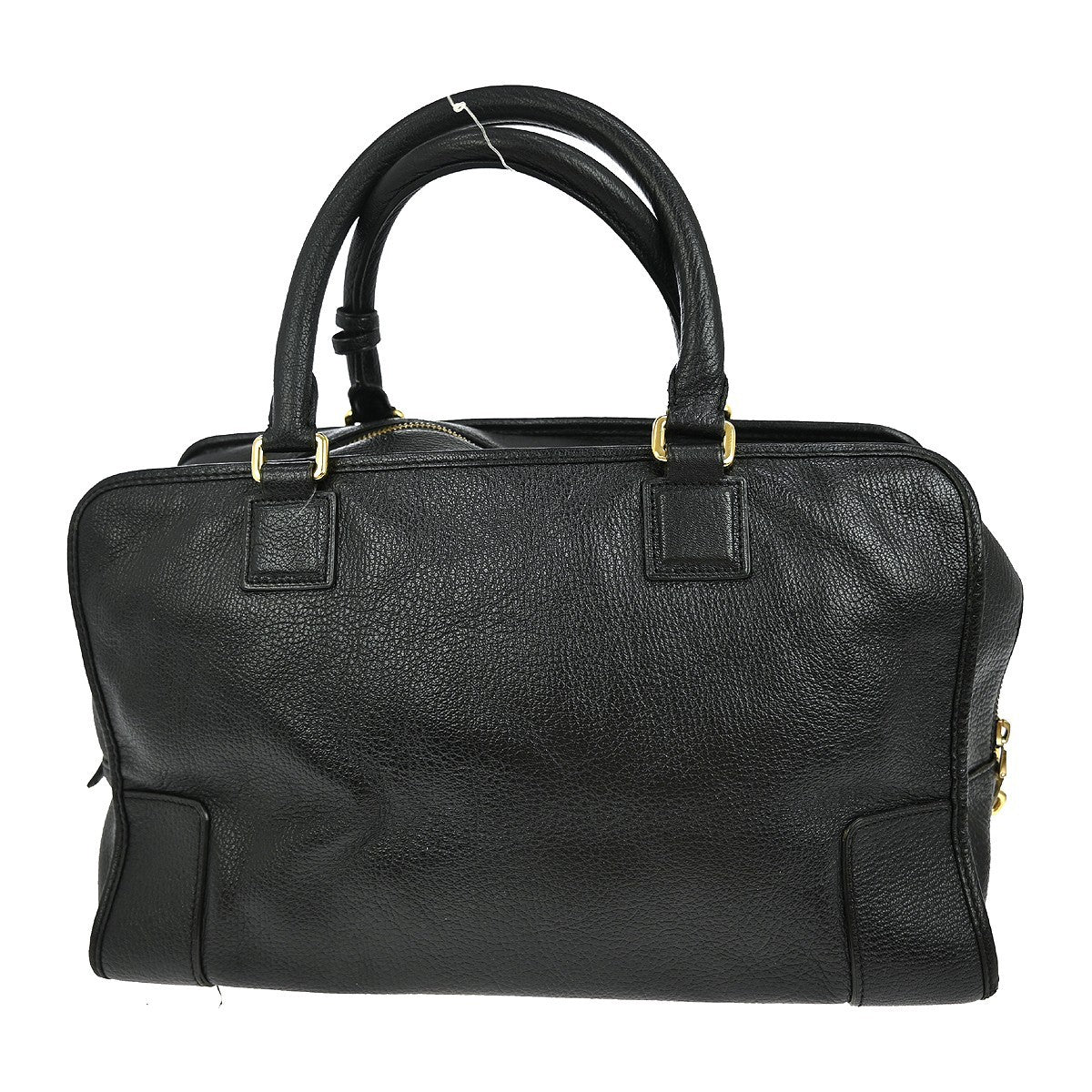 Loewe Amazona Bag Leather, BLACK, LEATHER, Handbag