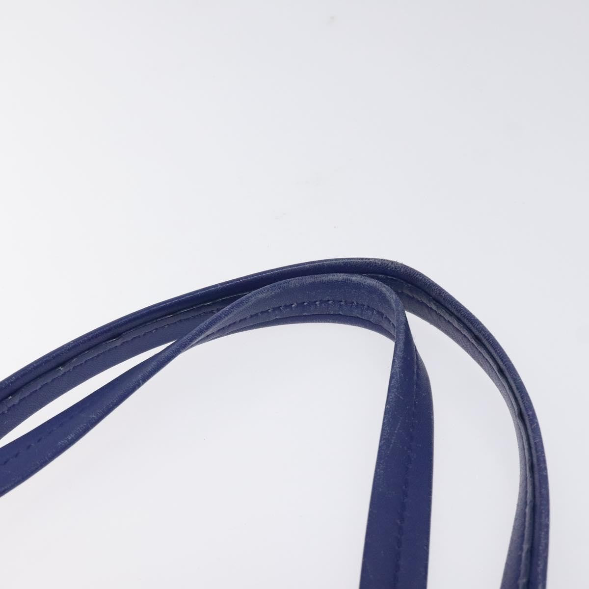 Celine Horizontal Bi-Cabas Tote Leather, BLUE, LEATHER, Tote bag