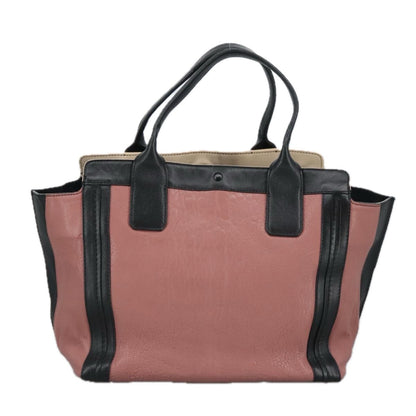 Chloe Alison East West Tote Leather, PINK, LEATHER, Tote bag