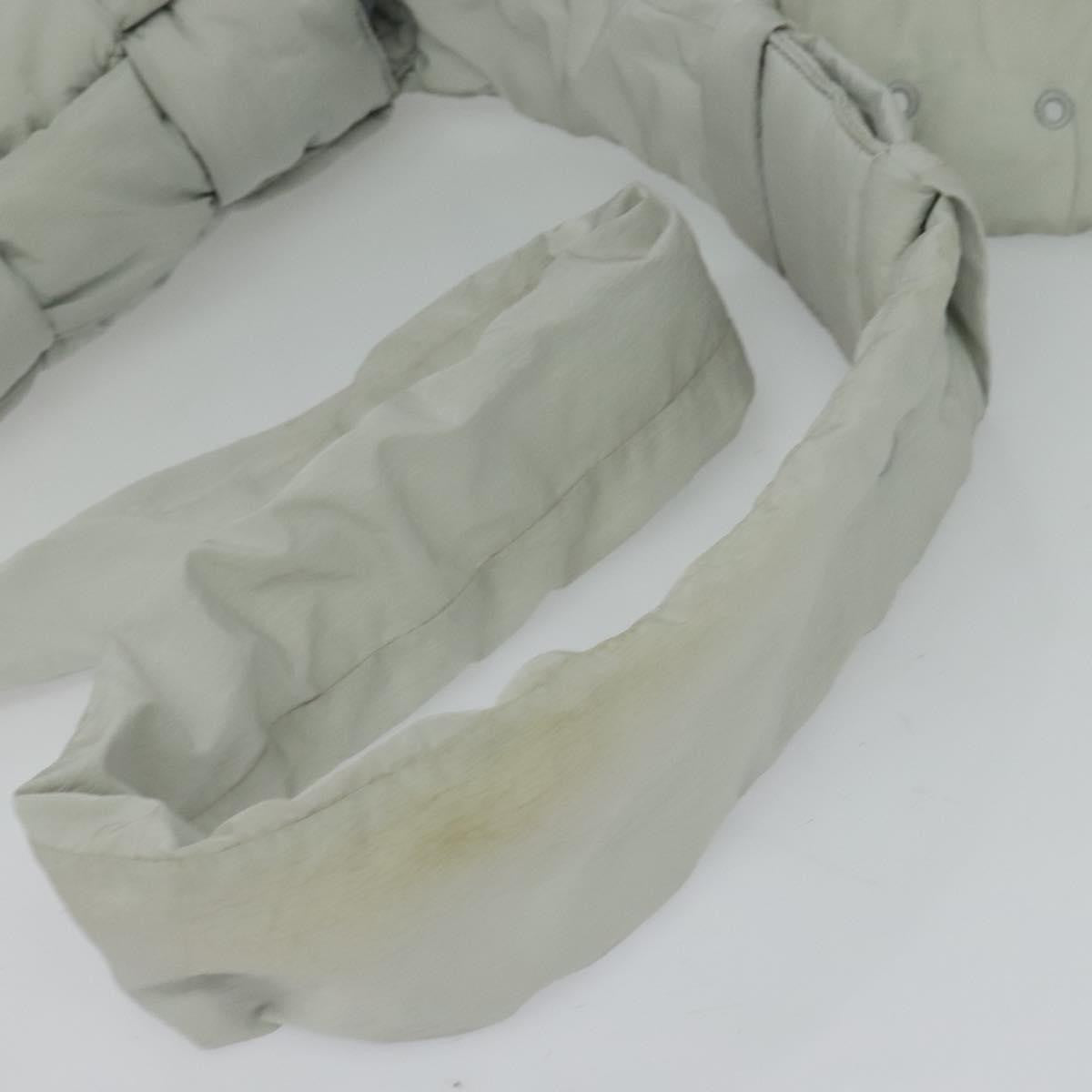 Bottega Veneta Padded Tech Cassette Crossbody Bag Intrecciato Nylon, GRAY, NYLON, Shoulder bag