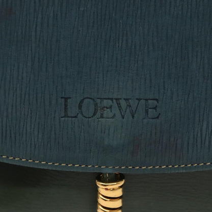 Loewe Vintage Velazquez Top Handle Bag Leather, GREEN, LEATHER, Handbag