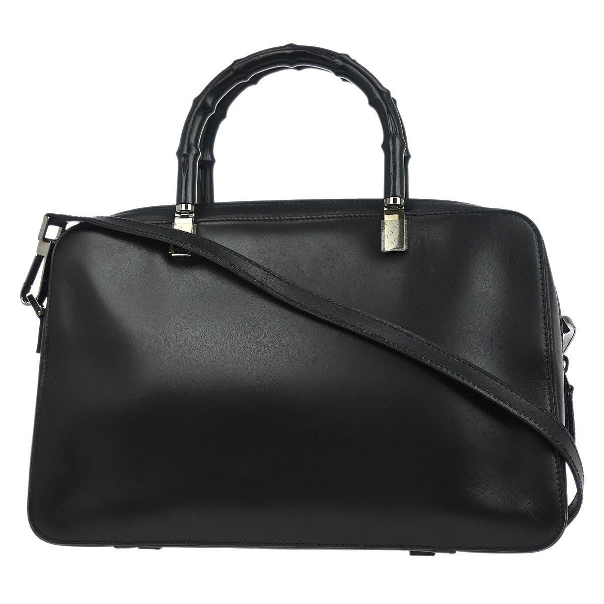 Gucci Convertible Briefcase Leather, BLACK, LEATHER, Briefcase