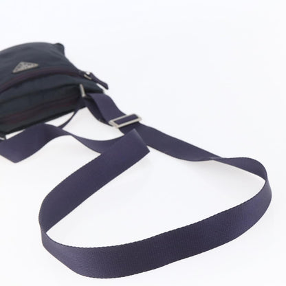 Prada Front Pocket Messenger Bag Tessuto, PURPLE, NYLON, Shoulder bag