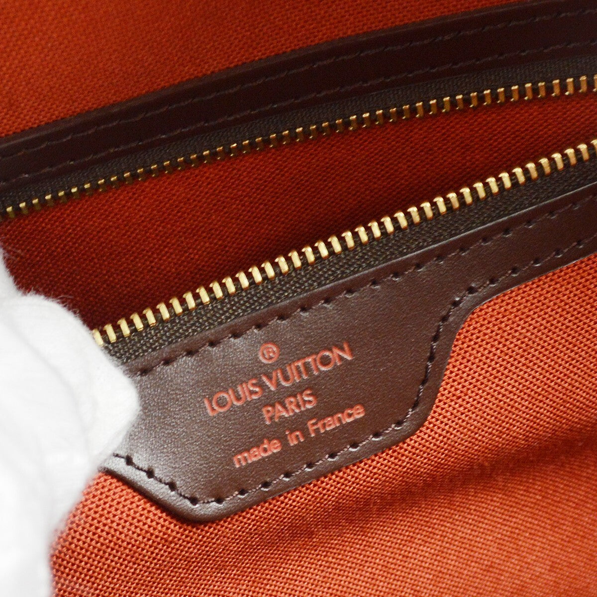 Louis Vuitton Nolita Satchel Damier, BROWN, CANVAS, Handbag