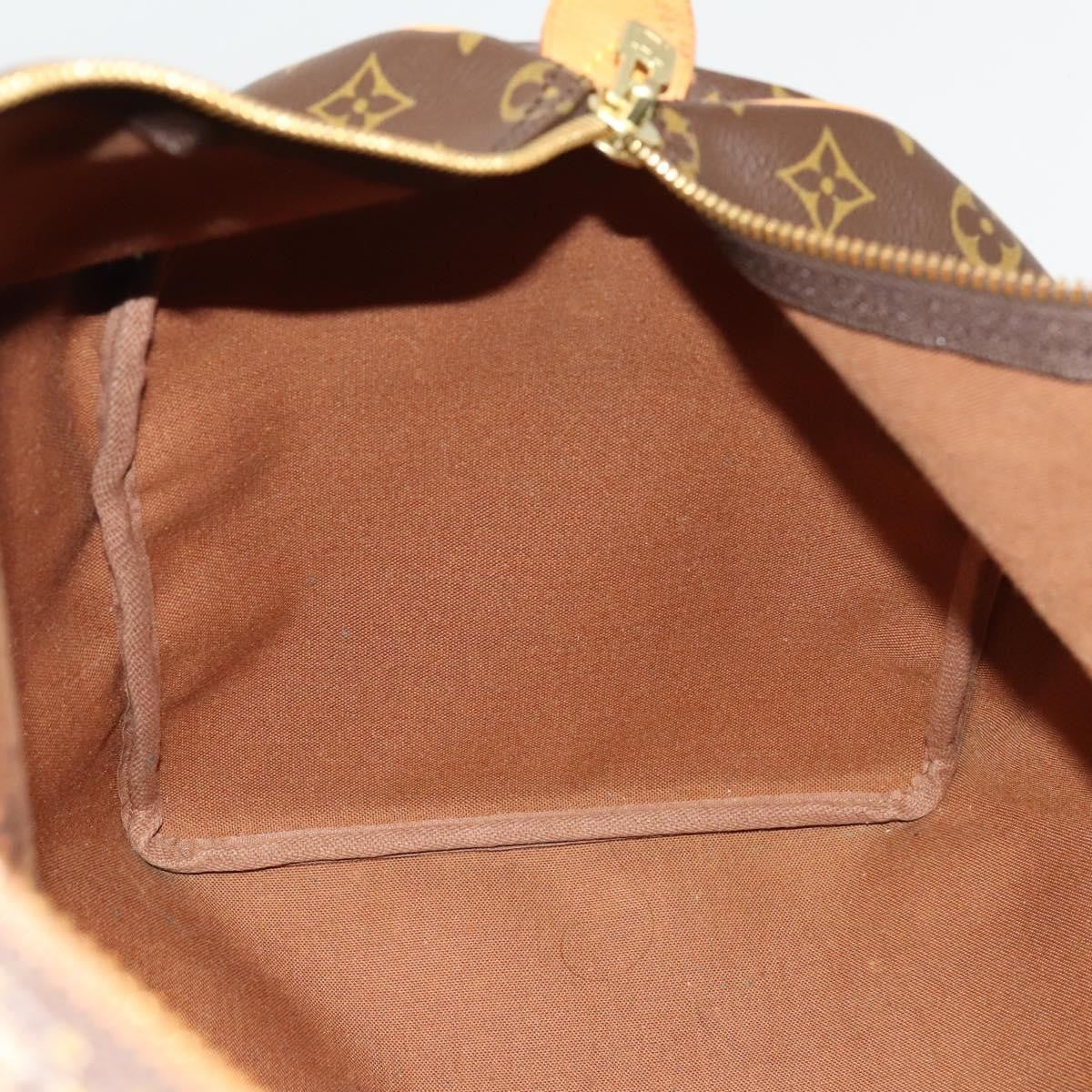 Louis Vuitton Keepall Bag Monogram Canvas, BROWN, CANVAS, Travel bag