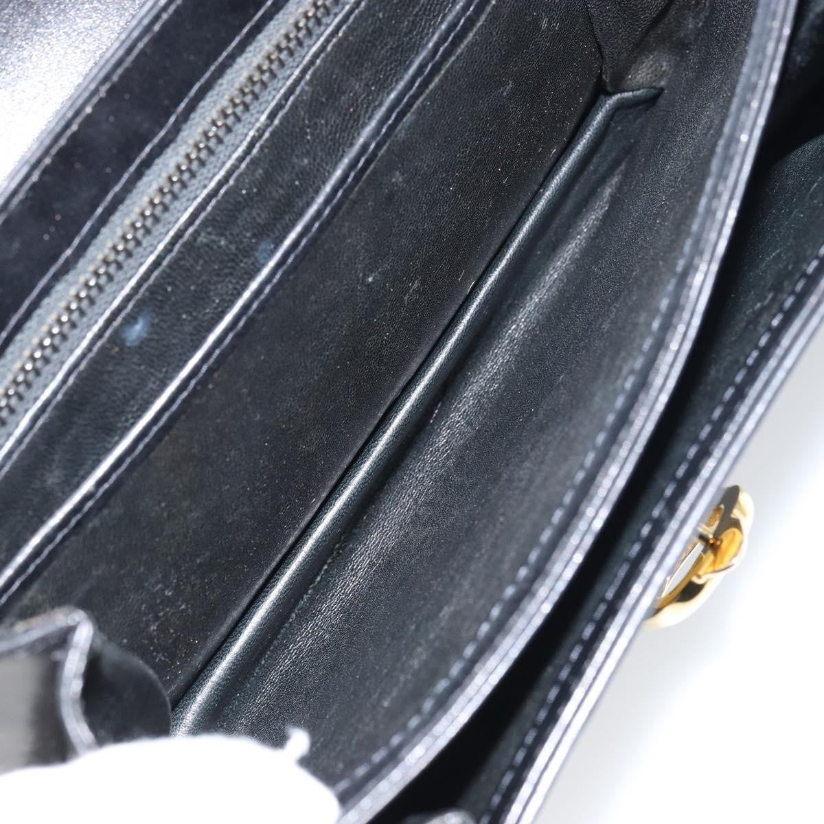 Celine Horse Carriage Shoulder bag Leather, BLACK, LEATHER, Shoulder bag