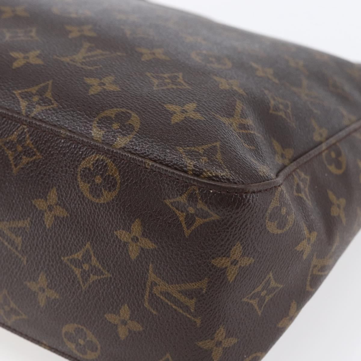 Louis Vuitton Looping Handbag Monogram Canvas, BROWN, CANVAS, Shoulder bag