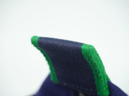 Hermes Bride à Brac Wool, NAVY, CANVAS, Handbag