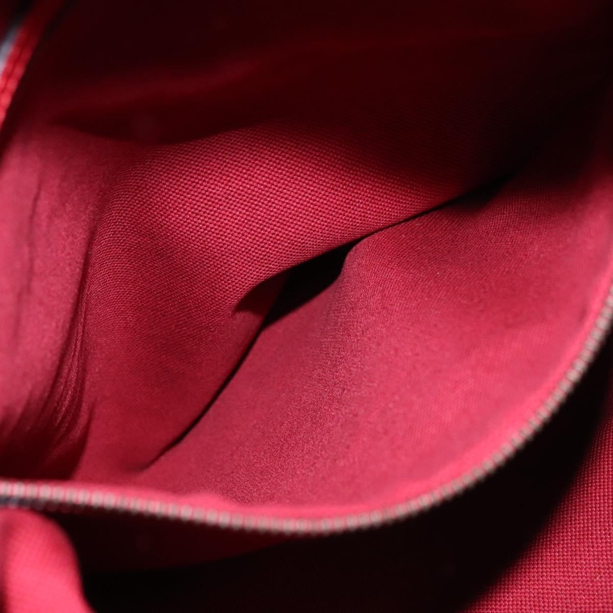 Gucci Logo Drawstring Backpack Striped Canvas, RED, CANVAS, Backpack