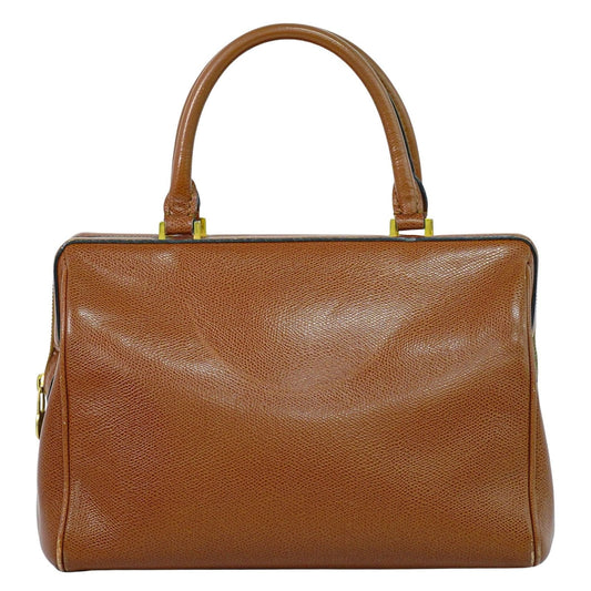 Celine Handbag Leather, BROWN, LEATHER, Handbag