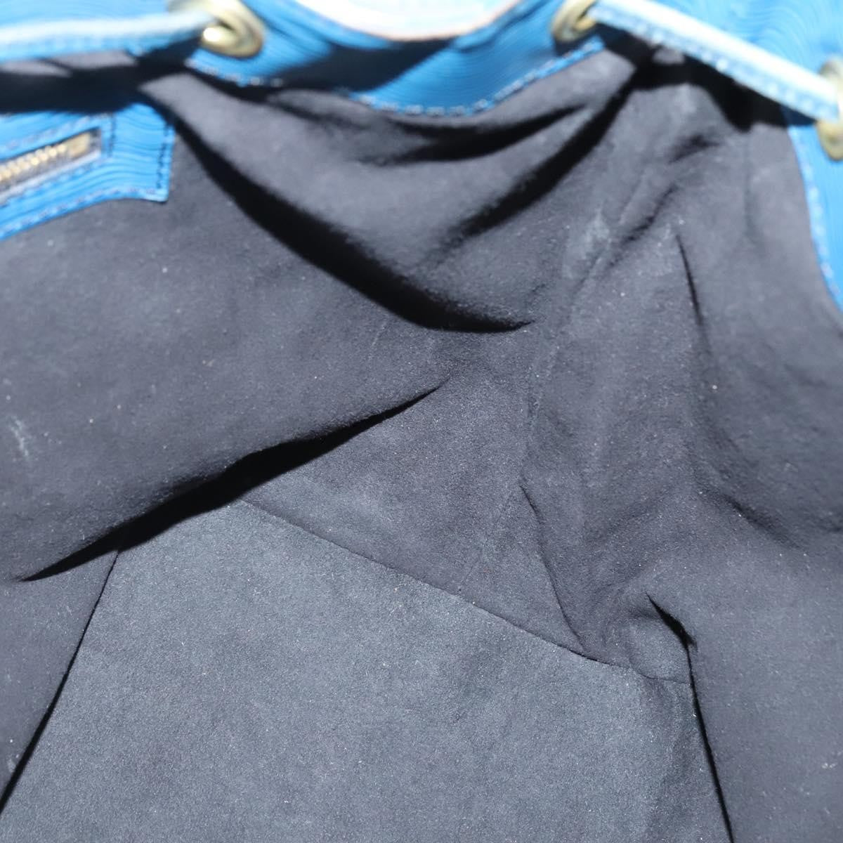 Louis Vuitton Bicolor Petit Noe Handbag Epi Leather, BLUE, LEATHER, Handbag