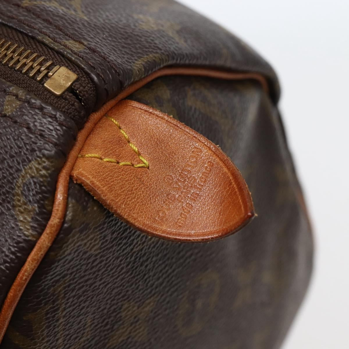 Louis Vuitton Speedy Handbag Monogram Canvas, BROWN, CANVAS, Handbag