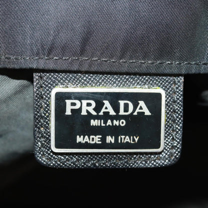 Prada Front Pocket Buckle Backpack Nylon, BLACK, NYLON, Backpack