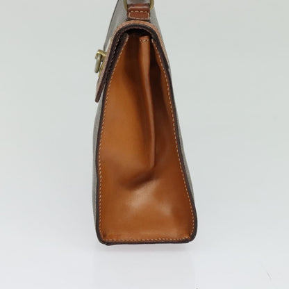 Celine Triomphe vintage handbag Macadam canvas, BROWN, CANVAS, Handbag