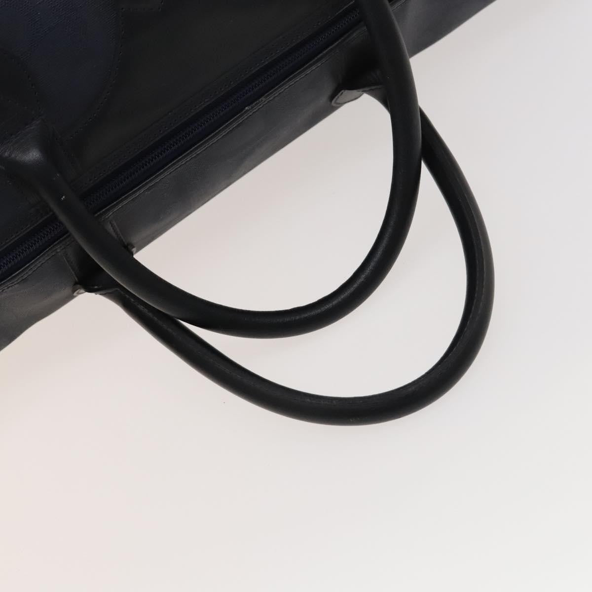 Christian Dior Vintage Trotter Boston Bag Canvas, NAVY, CANVAS, Travel bag