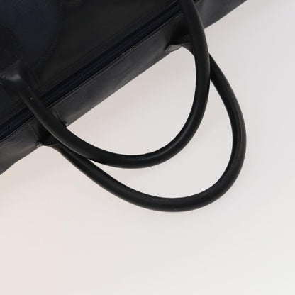 Christian Dior Vintage Trotter Boston Bag Canvas, NAVY, CANVAS, Travel bag