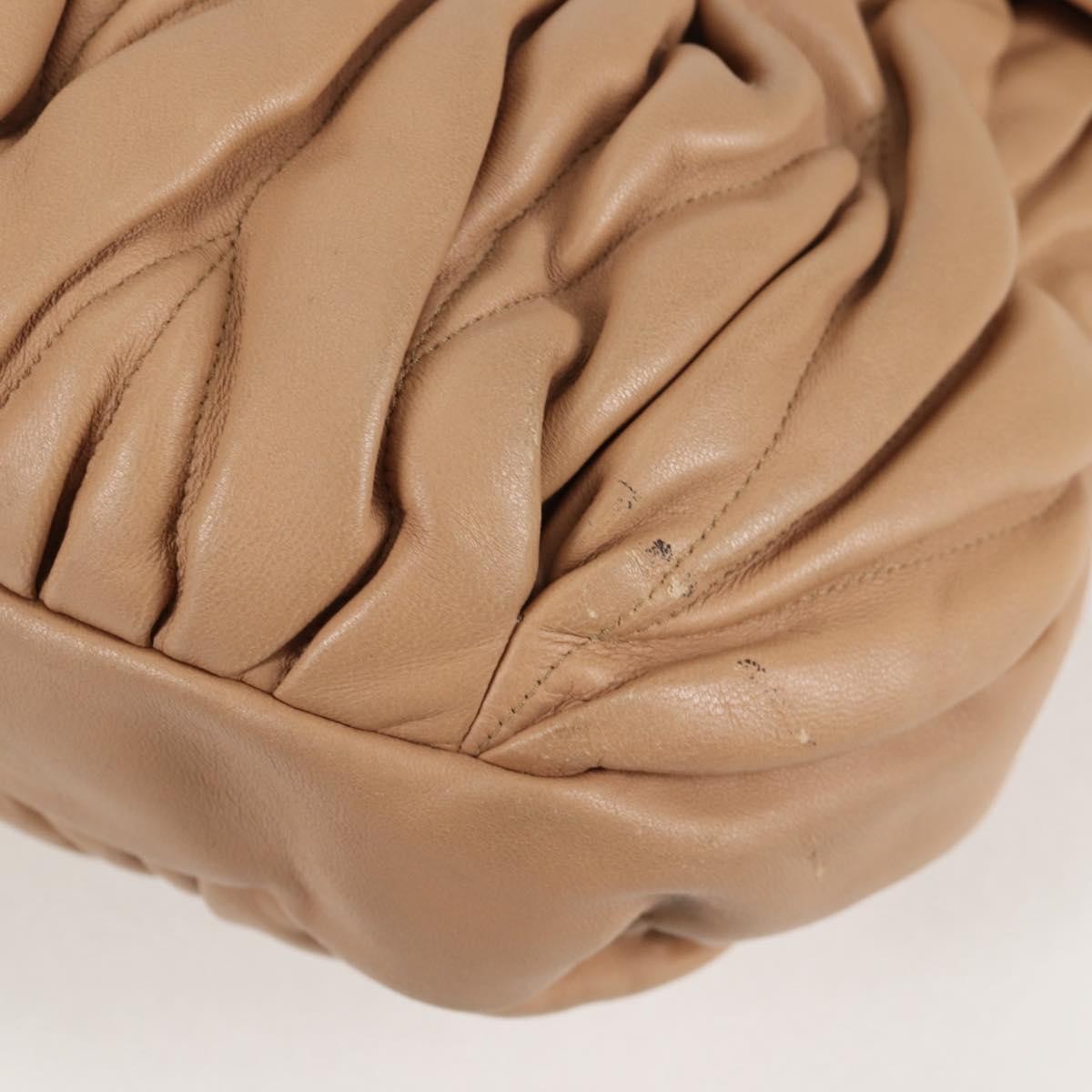 Miu Miu Coffer Convertible Hobo Matelasse Leather, BEIGE, LEATHER, Handbag