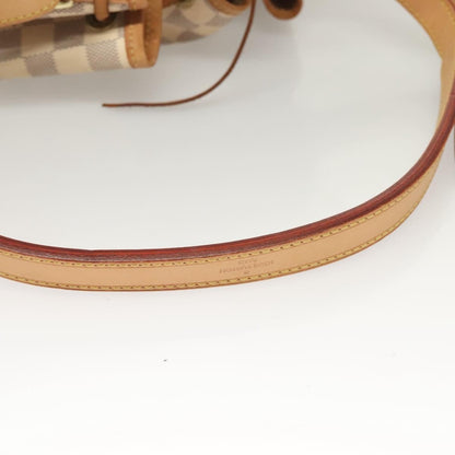 Louis Vuitton Noe Handbag Damier, WHITE, CANVAS, Shoulder bag