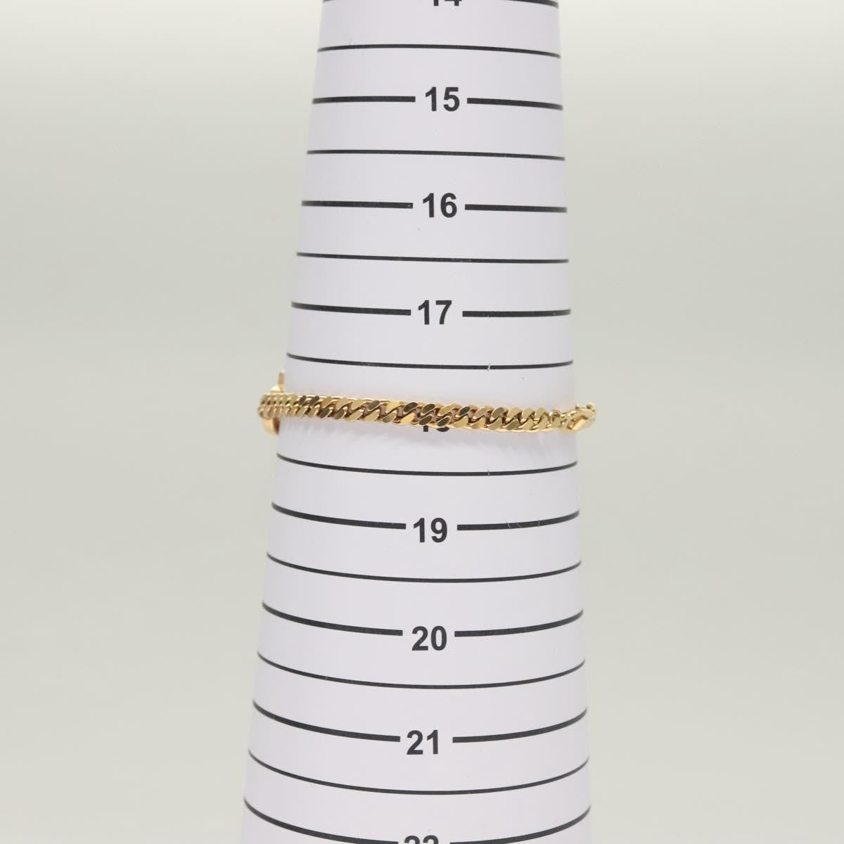 Christian Dior CD Pendant Necklace Metal and Crystals, GOLD, METAL, Bracelet