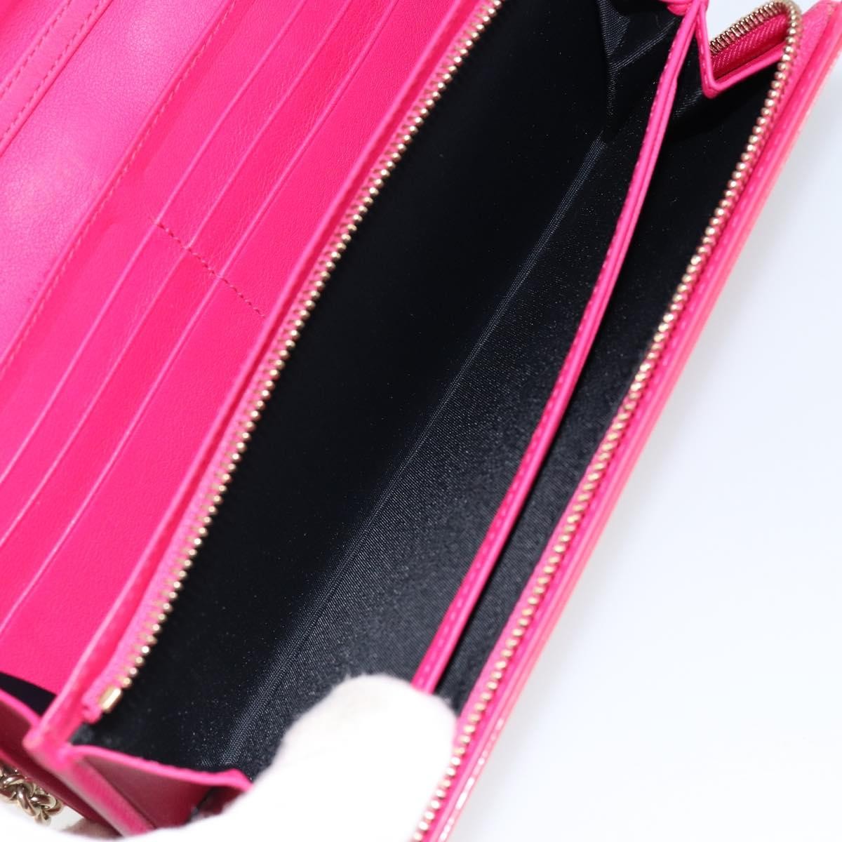 Christian Dior New Lock Pouch Cannage Quilt Patent, PINK, PATENT_LEATHER, Clutche & pouche