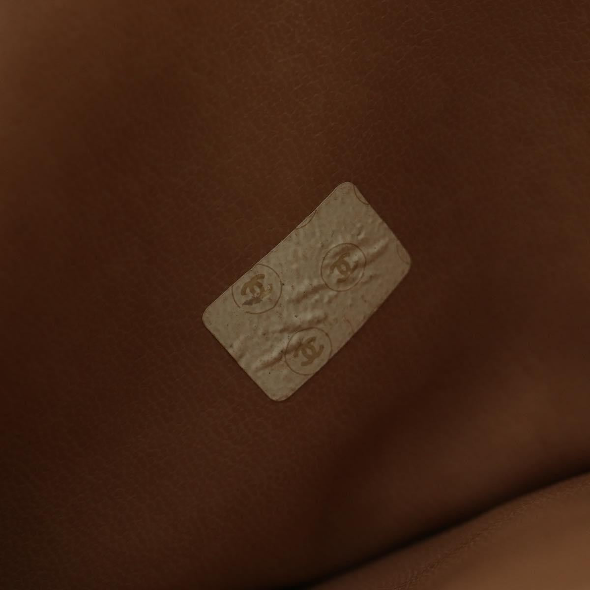 Chanel Coco Mark Leather, BEIGE, LEATHER, Handbag