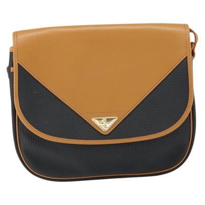 Saint Laurent Vintage Shoulder Bag Leather, BEIGE, LEATHER, Shoulder bag