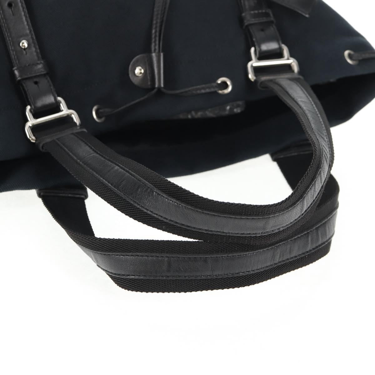 Saint Laurent Kahala Drawstring Tote Canvas, BLACK, CANVAS, Tote bag